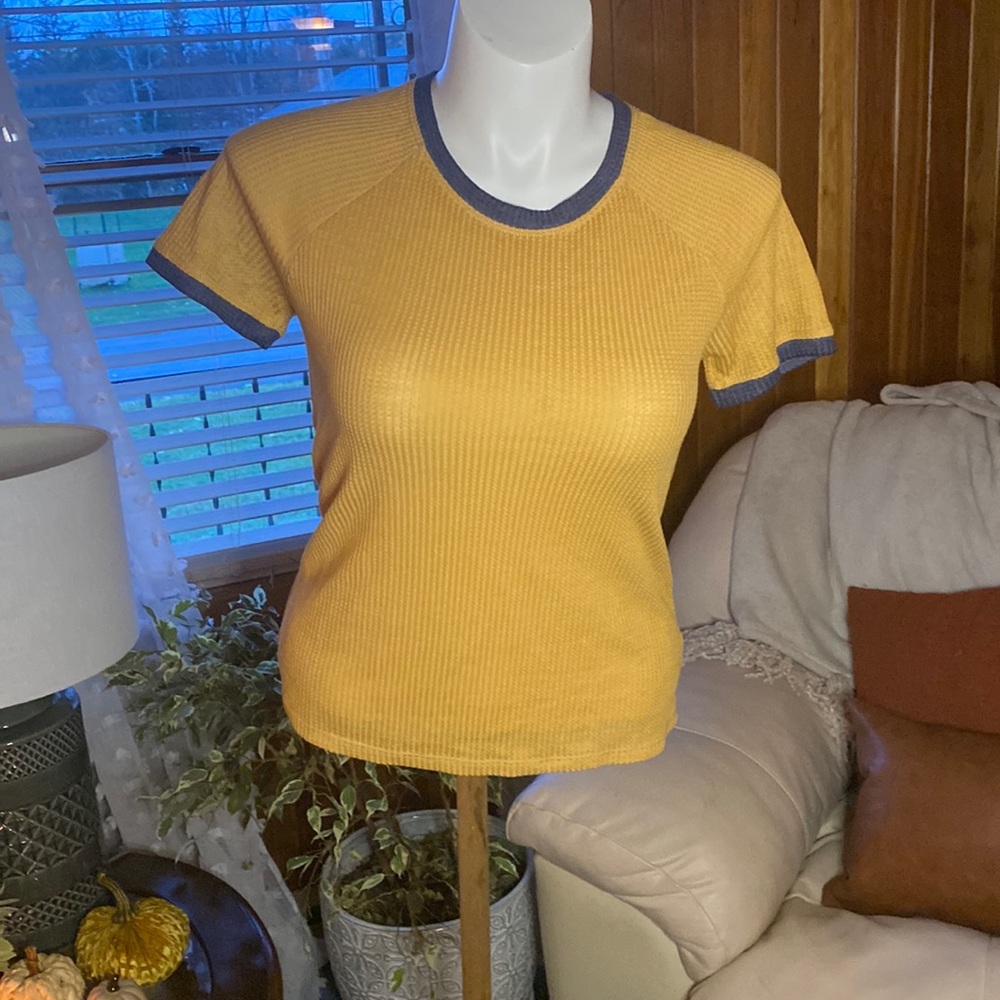 Pink Rose Yellow T-Shirt